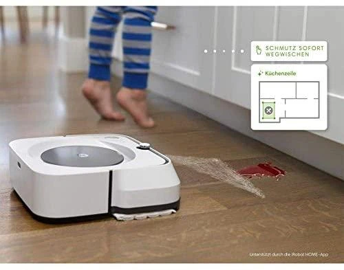 Grindų plovimo robotas iRobot Braava jet m6, Baltas