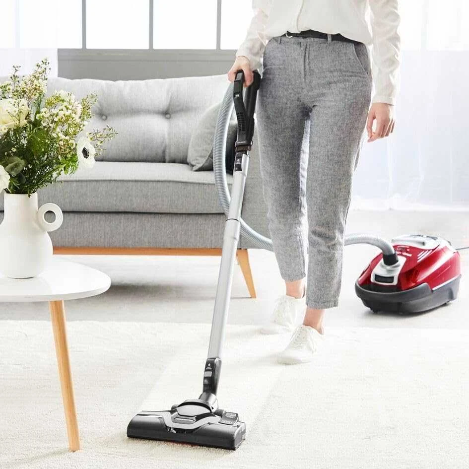 ROWENTA Silence Force Allergy+ – dulkių siurblys raudonas