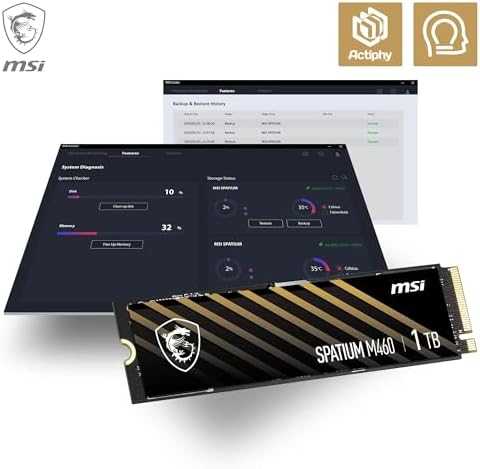Kietasis diskas SPATIUM M460 PCIe 4.0 NVMe M.2 (1TB)
