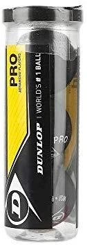 Dunlop Skvošo kamuoliukas Pro 3-tube, 2gelt.taš,PSA/WSA