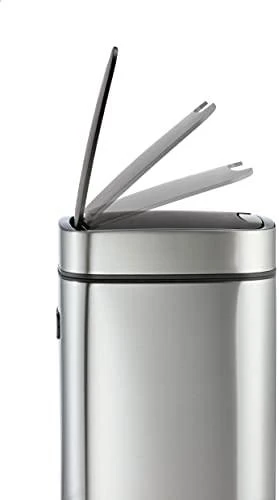 Šiukšliadėžė Durable bezdotykowy sidabrinė (342023)