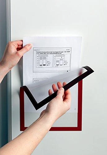 Durable Patvarus DURAFRAME A4 magnetinis rėmas, raudonas, 5 vnt (DUR468)