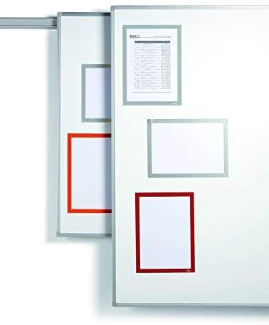 Durable Patvarus DURAFRAME A4 magnetinis rėmas, raudonas, 5 vnt (DUR468)