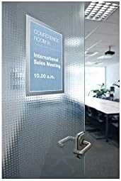 Plakatas Durable Patvarus Lipnus informacinis rėmelis A4 sidabrinis, 2 vnt. (4872-23)