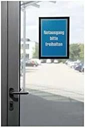 Plakatas Durable Patvarus Lipnus informacinis rėmelis A4 sidabrinis, 2 vnt. (4872-23)