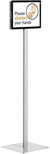 Durable STOJAK PODŁOGOWY A4 DURABLE INFO STAND BASIC ANTRACYTOWY 1szt.