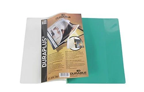 Aplankas dokumentams su įsegėle ir kišene DURABLE DURAPLUS