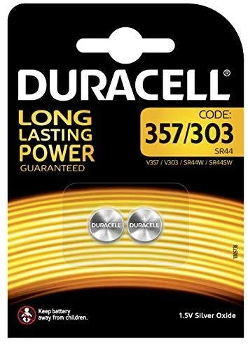Duracell 303/357 Vienkartinė baterija SR44 Sidabro oksidas (S)