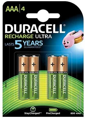 Duracell StayCharged AAA (4pcs) Įkraunama baterija Nikelio-metalo hidridas (NiMH)