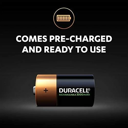 Duracell C 3000mAh baterija su greito naudojimo informacija