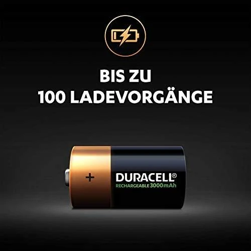 Baterija - Duracell C 3000mAh Įkraunama 2 Pakuotėje