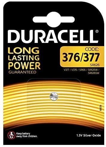 Baterijos DURACELL 377, 1pc