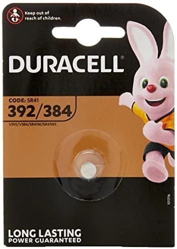 Duracell 392/384 buitinė baterija Vienkartinė baterija Sidabro oksidas (S)