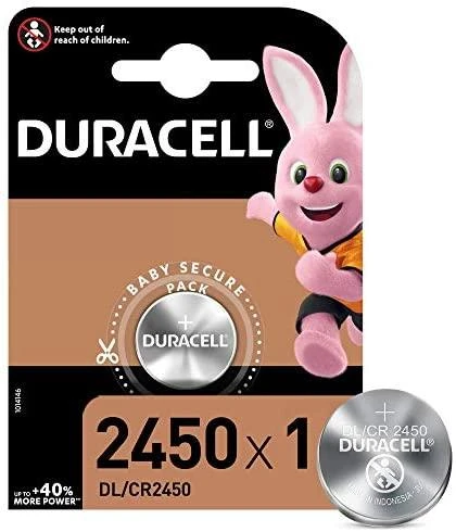 Baterijos DURACELL 2450, 1vnt