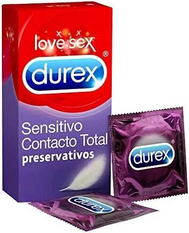 Durex Sensitive Sensitive Contact prezervatyvai 2x12 vienetų
