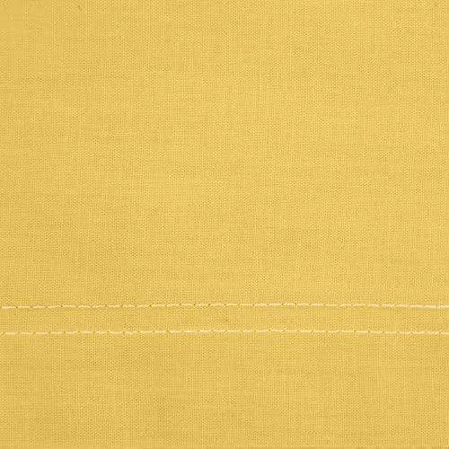 Eurofirany NOVA COLOUR POS/NOVAC/MU/PO Medvilninis antklodės užvalkalas su satino blizgesiu, 220X200 cm, spalva: garstyčių