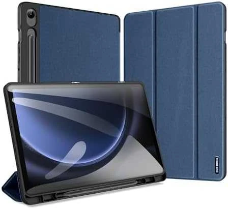 Dėklas Dux Ducis Domo Samsung X400/X406 Tab S10 Lite/X520/X526 Tab S10 FE/X510/X516 Tab S9 FEE tamsiai mėlynas
