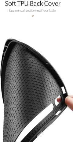 Dux Ducis Domo PU Odinis dėklas with Stand skirtas Samsung Tab S10+ / S9+ / S9 FE+ – juodos spalvos
