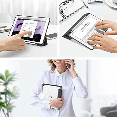 Dėklas Dux Ducis Toby Apple iPad 9.7 2017/iPad 9.7 2018 juodas
