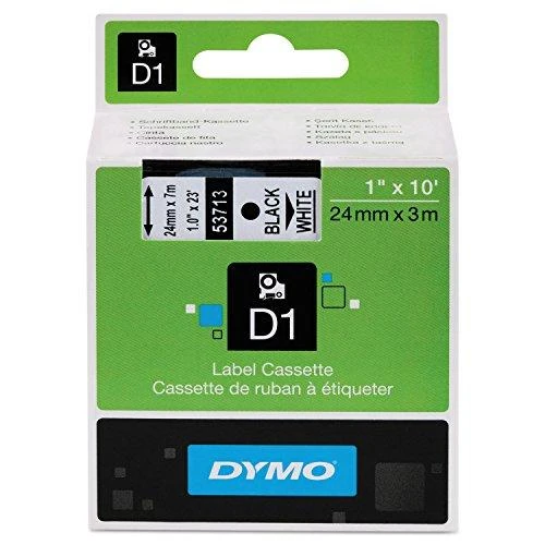 Juostelė DYMO D1 24mm x 7m, juoda ant balto / S0720930 53713