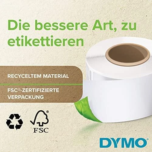 LabelWriter baltos adresų etiketės, 89x28 mm, didelės pakuotės (24x130st), birios DYMO / S0722360