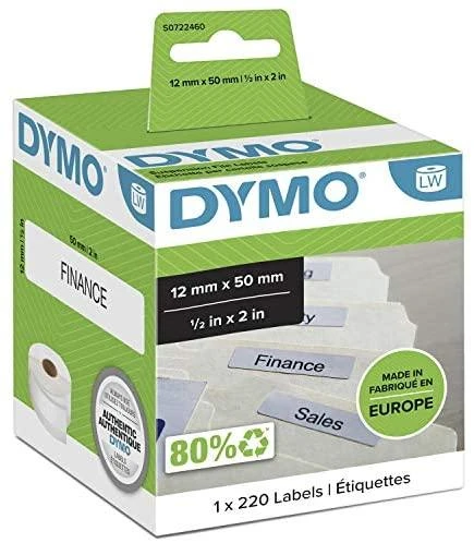 DYMO LW - Appointment / Name Badge Cards - 51 x 89 mm - S0929100 Balta Nelipni spausdintuvo etiketė