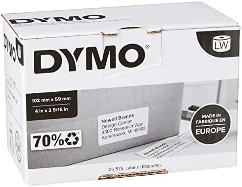DYMO didelės talpos didelis siuntimas 102x59 mm (2 ritiniai) S0947420