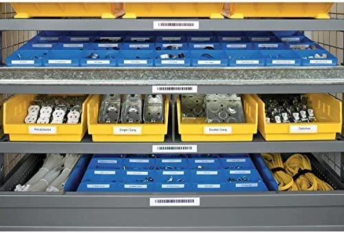 Juostelė DYMO D1,12 mm x 5,5m, juoda/oranžinė