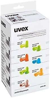 Uvex ausų kištukų papildymo dėžutė su pavyzdžiais