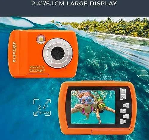 Skaitmeninis fotoaparatas EasyPix Easypix Aquapix W2024 Splash Oranžinis