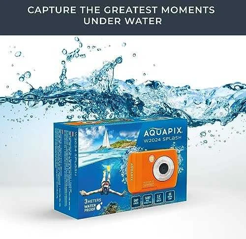 Skaitmeninis fotoaparatas EasyPix Easypix Aquapix W2024 Splash Oranžinis