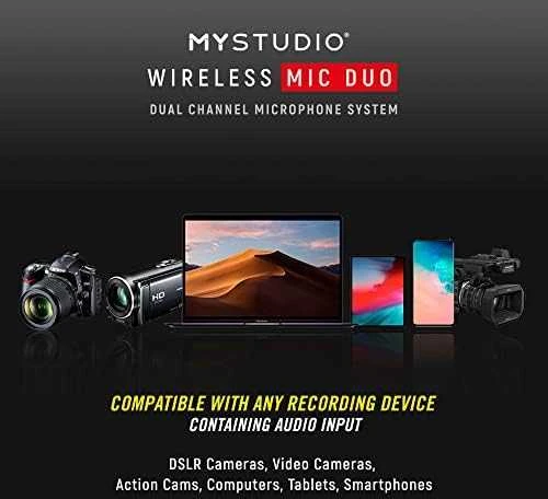 Mikrofonas EasyPix MyStudio Wireless Mic Duo