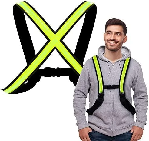 EasyPix StreetGlow LED liemenė ant vyro