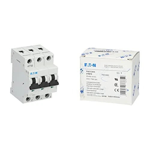 Eaton FAZ-C25 miniatiūrinis automatinis jungiklis 3 moduliai - 278875