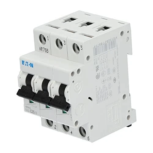 Eaton FAZ-C25 miniatiūrinis automatinis jungiklis 3 moduliai - 278875