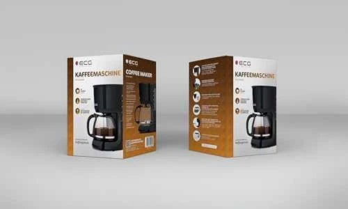 Kavos aparatas ECG KP 2116 Easy Lašėjimo-brew kavos virimo aparatas, Up to 10 cups of kavos per one fill, Juodas