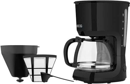Kavos aparatas ECG KP 2116 Easy Lašėjimo-brew kavos virimo aparatas, Up to 10 cups of kavos per one fill, Juodas