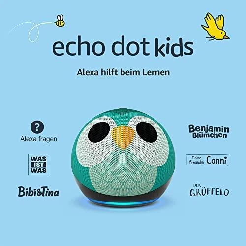 Amazon Echo Dot 5 Eulen Design