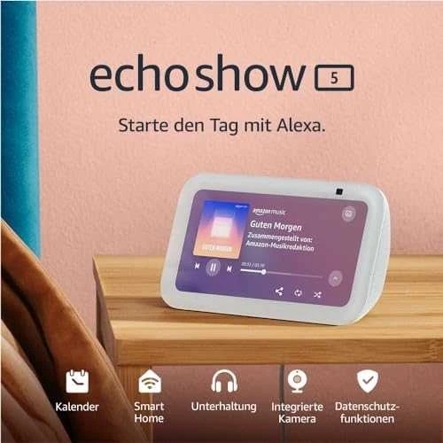Amazon Echo Show 5 (3 kartos), balta