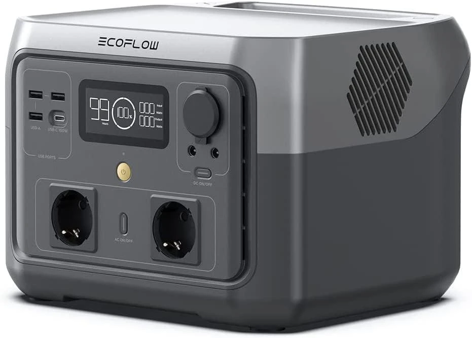 EcoFlow RIVER 2 Max nešiojamoji maitinimo stotis, 512Wh, 500W, X-Boost, EPS