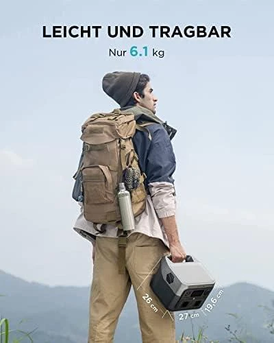 EcoFlow RIVER 2 Max nešiojamoji maitinimo stotis, 512Wh, 500W, X-Boost, EPS