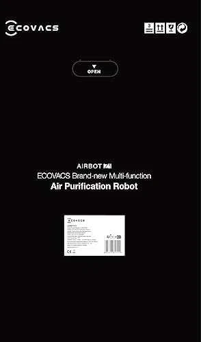 Ecovacs Air AIRBOT Z1 oro drėkintuvas ir valytuvas, Juodas