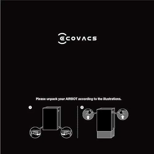 Ecovacs Air AIRBOT Z1 oro drėkintuvas ir valytuvas, Juodas