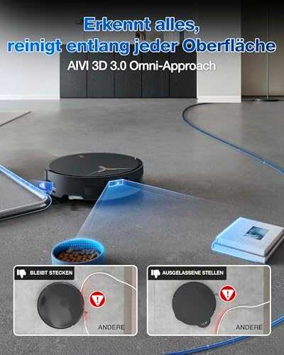 Dulkių siurblys - robotas Ecovacs Deebot T50 Max Pro Omni, Juodas