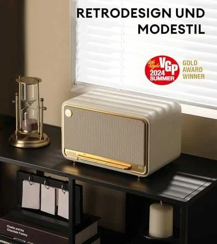 Edifier D32 nešiojama kolonėlė, Baltai auksinės spalvos