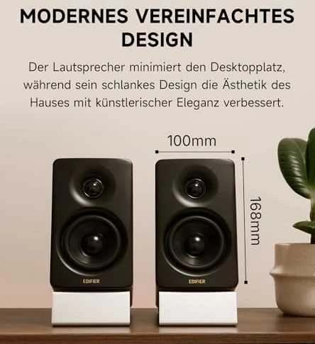 Kompiuterio kolonėlės Edifier kompaktiškos stalinės 2.0 kolonėlės | M60 | 66 W | „Bluetooth“ | Belaidė jungtis | Klasikinis ąžuolas