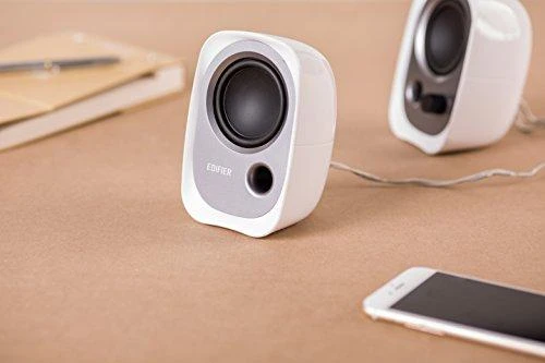 Kompiuterio kolonėlės Edifier R12U 2.0, 4 W, Baltos spalvos