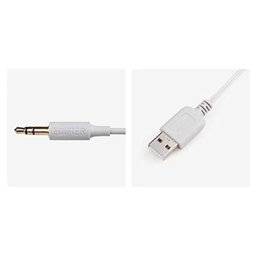 Kompiuterio kolonėlės Edifier R12U 2.0, 4 W, Baltos spalvos