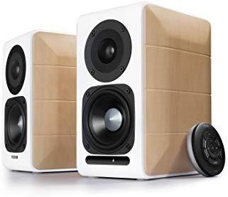 Kolonėlės Edifier S880DB 2.0, Rudos/Baltos spalvos aprašymas - Prekės nuotrauka