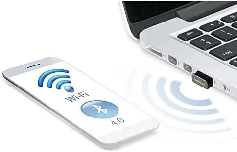 Edimax USB adapteris su nešiojamuoju kompiuteriu